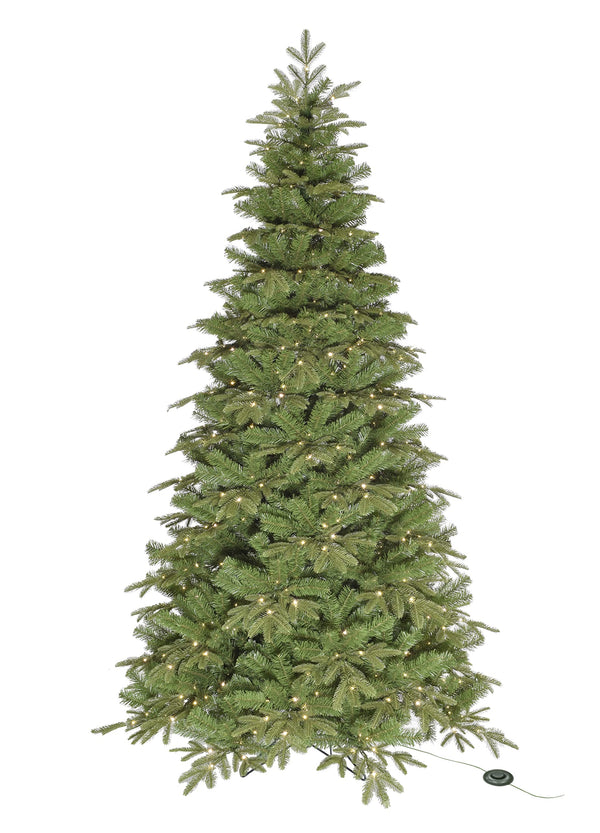 SYLVANIA PRE LIT LED 8 FUNCTION 7.5' INSTANT CONNECT TREE 550 WARM WHITE LEDs - Like New