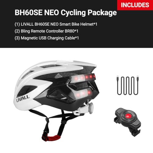 LIVALL NEO BLUETOOTH BIKE HELMET SPEAKERS MICROPHONE FALL DETECTION - BLACK - Like New