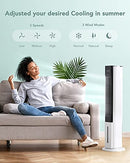 Choice Plus Evaporative Air Cooler Swamp Bladeless Tower Fan Cooling Humidifier - Brand New