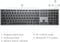 Dell Premier Multi-Device Wireless Bluetooth Keyboard Mouse KM7321W - TITAN GRAY Like New