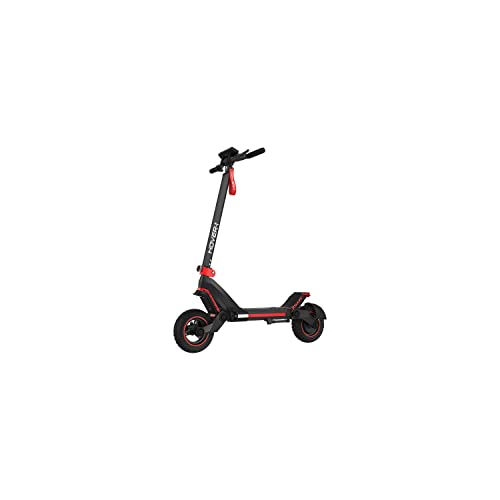 HOVER-1 NIGHT OWL ELECTRIC FOLDING SCOOTER, 31 MPH TOP SPEED - BLACK/RED - Like New