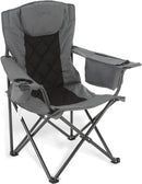 ARROWHEAD OUTDOOR PORTABLE FOLDING CAMPING QUAD CHAIR KKS0316U - GRAY Like New