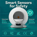 PETCOVE SELF-CLEANING AUTOMATIC LITTER BOX - WHITE / GRAY - Like New