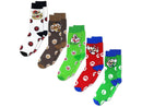 Super Mario Socks - 5 Pack - Official Nintendo Product