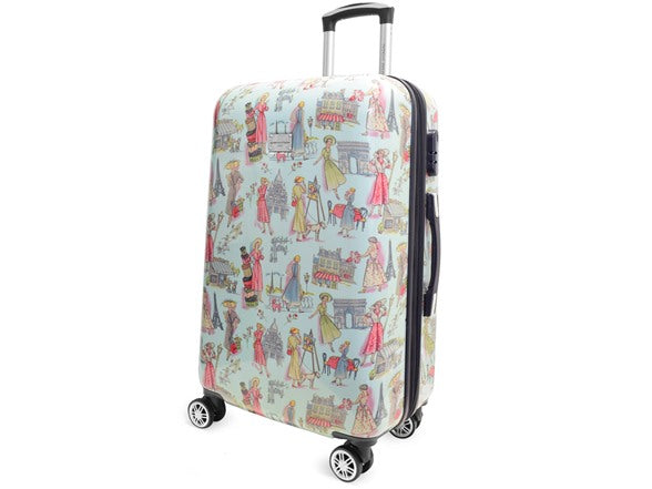 ADRIENNE VITTADINI 3-PIECE ROLLER LUGGAGE SET NWT - BLUE - Like New