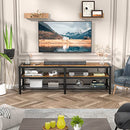 Unikito TV Stand for 75 80 inch TV Two Color Entertainment Center B0B28F22PD - Like New