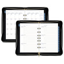 AT-A-GLANCE FAUX LEATHER FASHION STARTER SET UNDATED 7-RING DR1113-040 - CREAM - Brand New