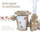 CIPU 1.5 HP In/Above Ground Dual Speed Pool Pump 115V 5196GPH - GREY - Brand New