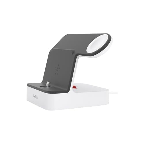 Belkin 2-In-1 Iphone & Apple Watch Charging Dock Powerhouse Charging Station - Brand New
