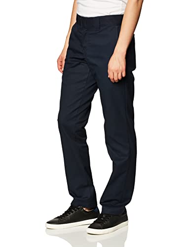 DICKIES MENS SLIM FIT TAPERED LEG MULTI-USE POCKET WORK - DARK NAVY - 36W X 30L - Brand New