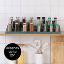 SIMPLEMADE 3-Tier Spice Rack Organizer Versatile Storage Shelf Expandable Sage - Like New