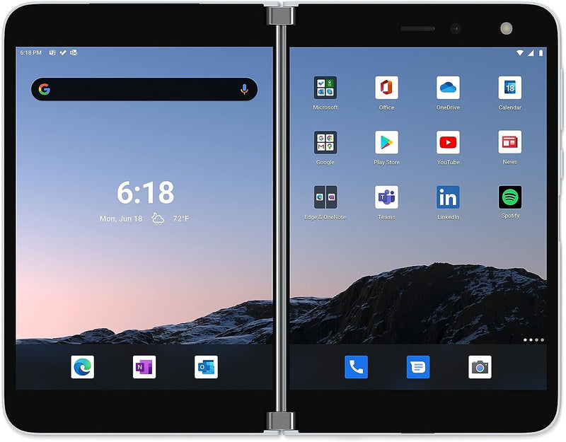 Microsoft Surface Duo 128GB AT&T Locked TGP-00001 - Glacier - Like New