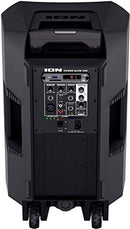 ION Audio POWERGLOW 10" 200W 2-Way PA Bluetooth Speaker B08JPRKLMF - Black - Brand New