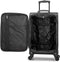 U.S. Traveler Aviron Bay Softside Luggage Spinner Wheels 22" US08125K23 - Black Like New