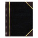 NATIONAL TEXHIDE SERIES RECORD BOOK, 14.25" X 8.75", 300 PAGES (57131) - BLACK - Like New