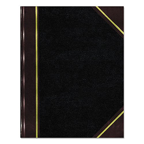 NATIONAL TEXHIDE SERIES RECORD BOOK, 14.25" X 8.75", 300 PAGES (57131) - BLACK - Like New