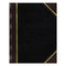 NATIONAL TEXHIDE SERIES RECORD BOOK, 14.25" X 8.75", 300 PAGES (57131) - BLACK - Like New