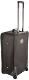 Rockland Journey Softside Upright Luggage Set,Expandable, Black/Gray, 4-Piece Like New