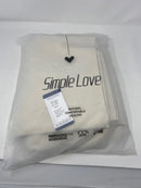 SIMPLE LOVE ADULT'S EUROPEAN FLAX LINEN 2 PIECE SHEET SET QUEEN - BEIGE - Like New