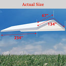 BenefitUSA Carport Replacement Canopy Garage Top Cover Tent Shelter - White - Brand New