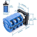 Baomain Universal Rotary Changeover Switch SZW26-63/D303.3 660V 63A 3 Phase - Brand New