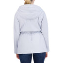 COLE HAAN PACKABLE TRAVEL HOODED JACKET - SIZE: WOMEN L - MIST - Brand New
