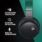 MOVSSOU E7 Active Noise Cancelling Headphones Bluetooth Wireless - Teal Green Like New