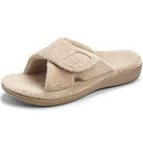 VIONIC WOMEN'S RELAX SLIPPER - TAN - 9 Like New