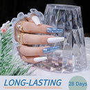 Skywei Gel Nail Polish Glitter White Gray Blue Red Gel Polish Christmas Set - Brand New