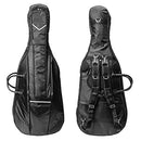 MI&VI CB-5007 TRAVEL CELLO SOFT CASE GIG BAG (3/4 SIZE) - BLACK - Like New