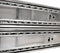 PROMARK 5 PACK 3-SECTION 100 LB CAPACITY FULL EXTENSION DRAWER SLIDES SILVER - Like New
