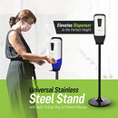 Alpine Industries Touch-Free Soap-Sanitizer Dispenser Floor - Black - Brand New