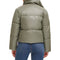 LEVI'S WOMENS LEVI'S WOMEN'S VEGAN LEATHER QUILTED SHORTY PUFFER - Sage - XL - Brand New