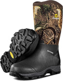 DRYCODE RUBBER BOOTS MEN 4.5MM CALF RAIN BOOTS - MEN 13 - BLACK & BROWN & CAMO - Brand New