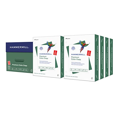 HAMMERMILL PRINTER PAPER PREMIUM COLOR 28 LB COPY 3 HOLE 8 REAM 102500C - WHITE - Brand New