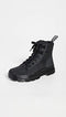 25110033 DR. MARTENS WOMEN COMBS W 6 TIE BOOT FASHION BLACK/BLACK SIZE 10 - Like New