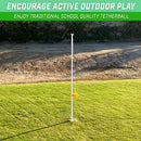 GOSPORTS BACKYARD TETHERBALL GAME - FULL SIZE TETHERBALL - BLACK - Brand New