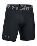 Under Armour Men's HeatGear Armour 2.0 6-inch Compression Shorts Black XS - Brand New