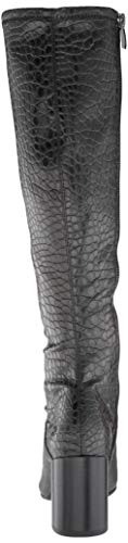FRANCO SARTO WOMENS TRIBUTE KNEE HIGH HEELED BOOT BLACK CROCCO SIZE 6.5 - Like New
