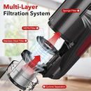 Whall Cordless 25kPa Suction 4in1 Foldable Cordless Stick Vacuum Cleaner - RED - Like New