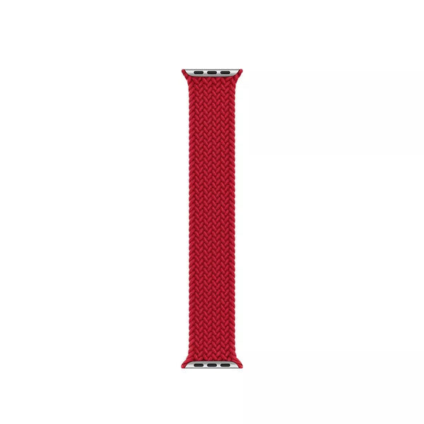 APPLE WATCH BRAIDED SOLO LOOP 40MM - SIZE 4 - RED - Brand New
