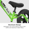 ROYALBABY KIDS BALANCE BIKE ULTRALIGHT DURABLE ALUMINUM 12" - GREEN - Like New