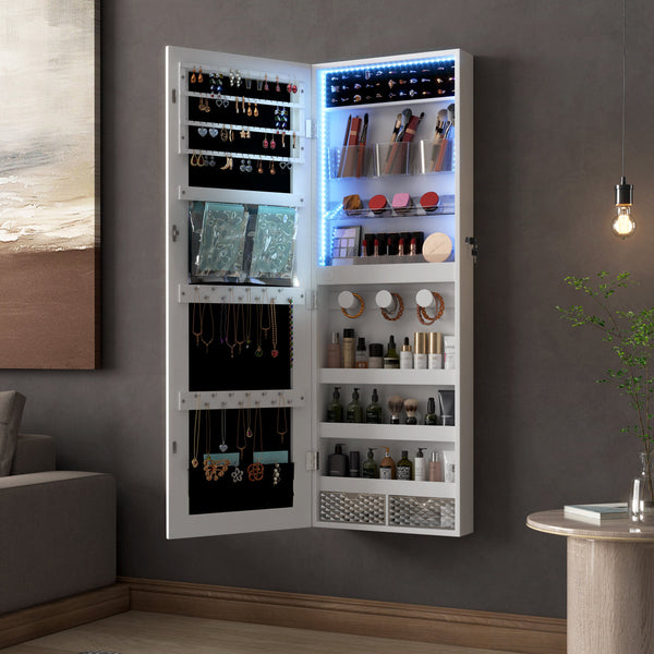 GENERIC 14.6'' WIDE JEWELRY ARMOIRE - WHITE - Like New
