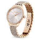 SWAROVSKI ATTRACT METAL BRACELET ROSE GOLD TONE FINISH - Like New