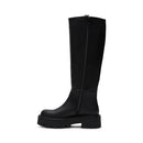 B0CZ1PL5QG Madden Girl Women's Croww Boot, Black Paris, Size 5.5 - Brand New