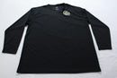 KICK START GEAR MEN'S LONG SLEEVE CREW NECK PERFORMANCE TEE - SIZE XL - BLACK - Brand New