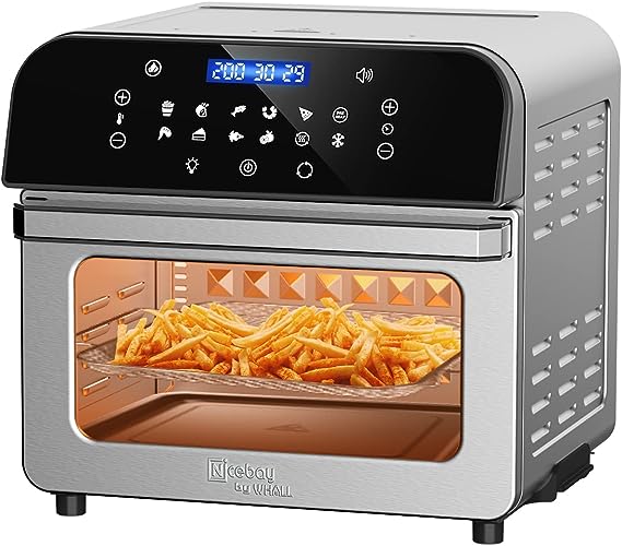 Whall Air Fryer Oven 12QT 12-in-1 Air Fryer Convection Oven NSE1201 - Silver Like New
