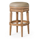 Maven Lane Pullman Backless Bar Stool 31 Inches – Swivel Stool with Footrest - Like New