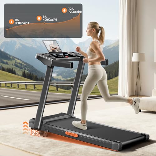 LONTEK 12% 3-in-1 Portable Treadmills, 300 lbs, 3.0HP Quiet Walking Pad - Like New