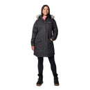 COLUMBIA WOMEN'S SUTTLE MOUNTAIN LONG INSULATED JACKET - SIZE: MEN LARGE - BLACK - Brand New